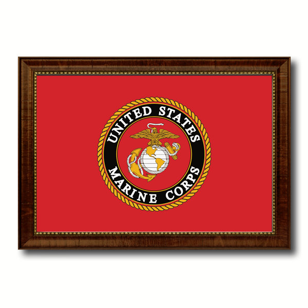 Breakwater Bay US Marine Corps Emblem Military Flag - Print | Wayfair